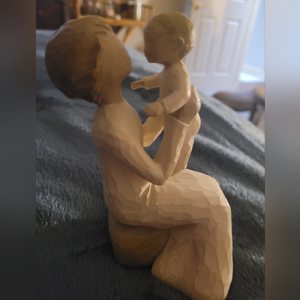 Willow Tree Mother and Child Sculpture - Natural Tones
